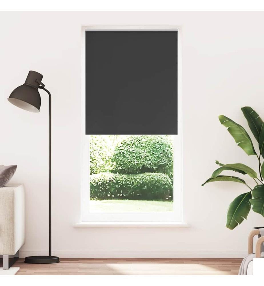 Store enrouleur occultant 104,4 x 230 cm, largeur du tissu 100 cm, noir