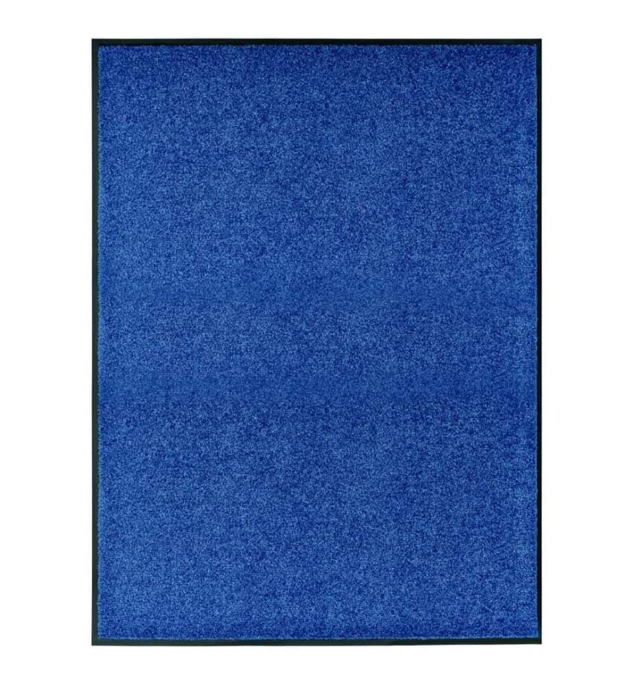Paillasson lavable Bleu 90x120 cm