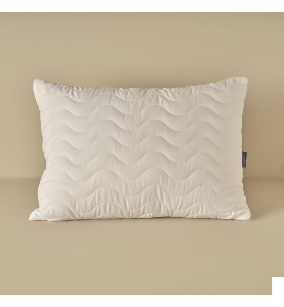 Protège-oreiller matelassé en microfibre 50x70 cm - Blanc