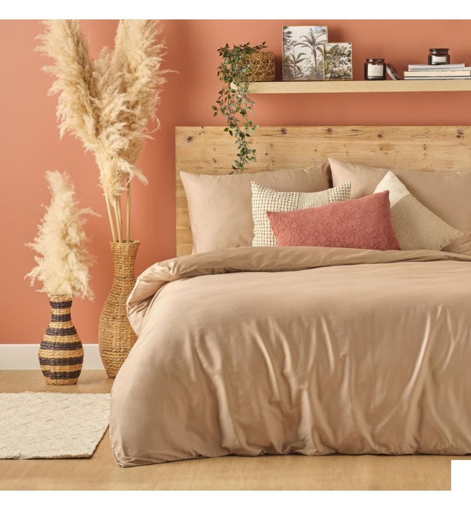 Housse de couette super king Supreme 260x240 cm - Vison