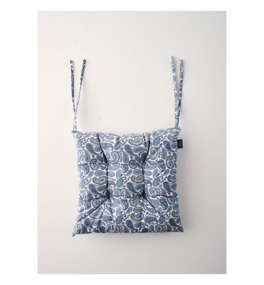 Coussin de Chaise Paisley - Bleu