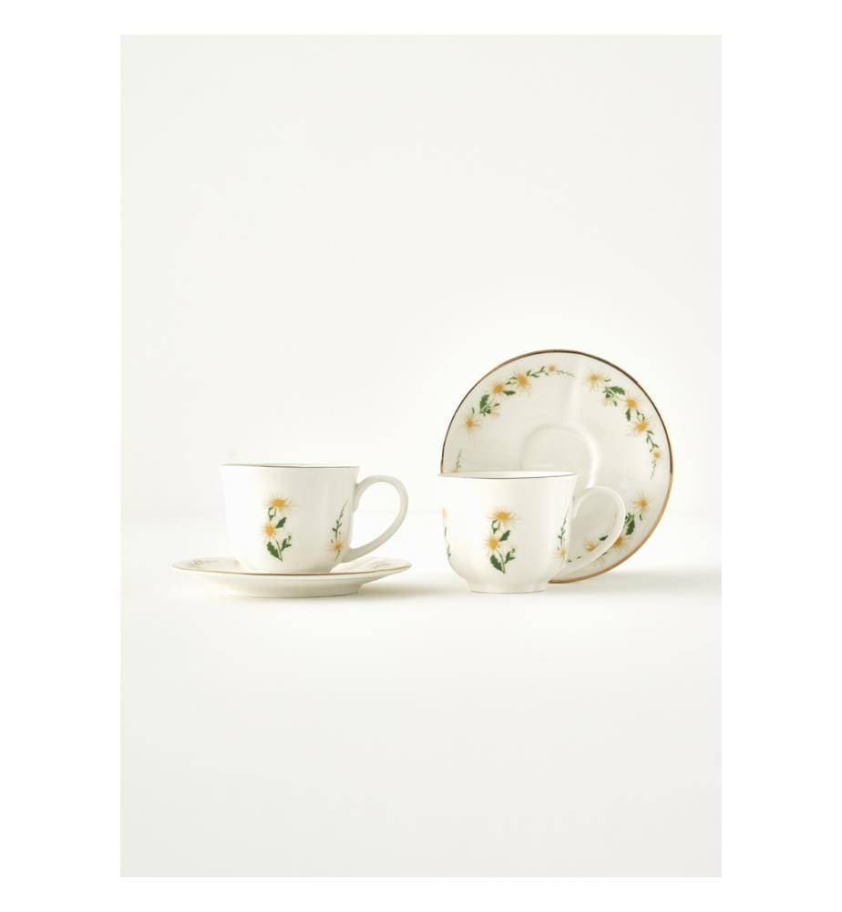 Lot de 2 tasses à thé Daisy