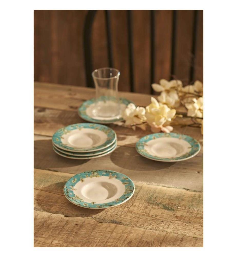 Lot de 6 sous-tasses Almond Blossom 12 cm - Multicolore