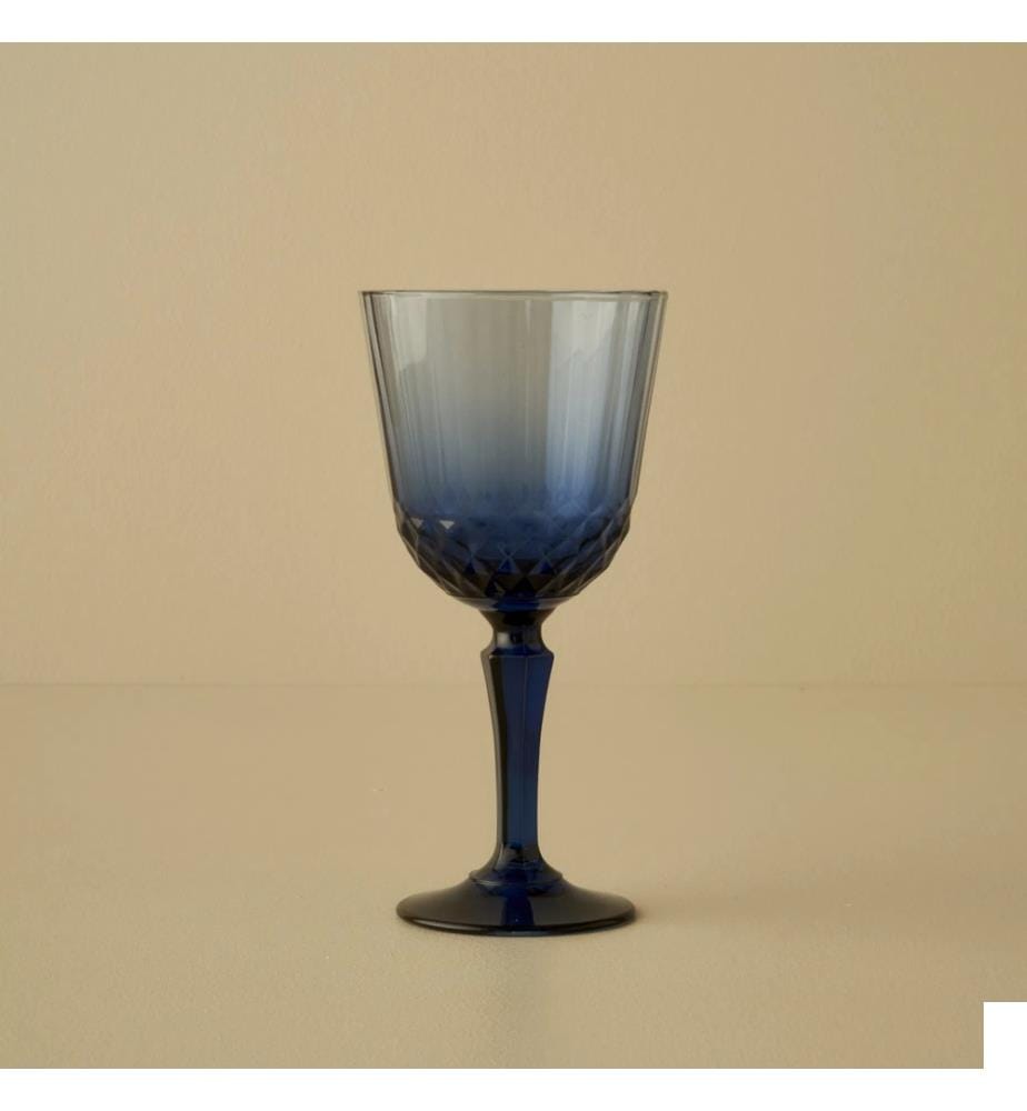 Verre taillé Colore 310 cc - Bleu