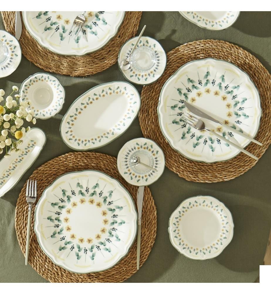 Adelina Set petit-déjeuner 26 pièces - Vert