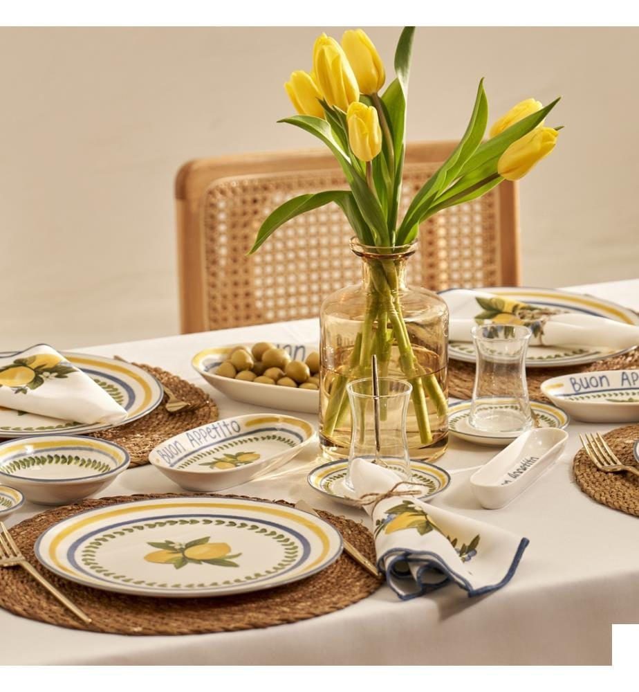 Lemoncello Set petit-déjeuner 26 pièces - Multicolore