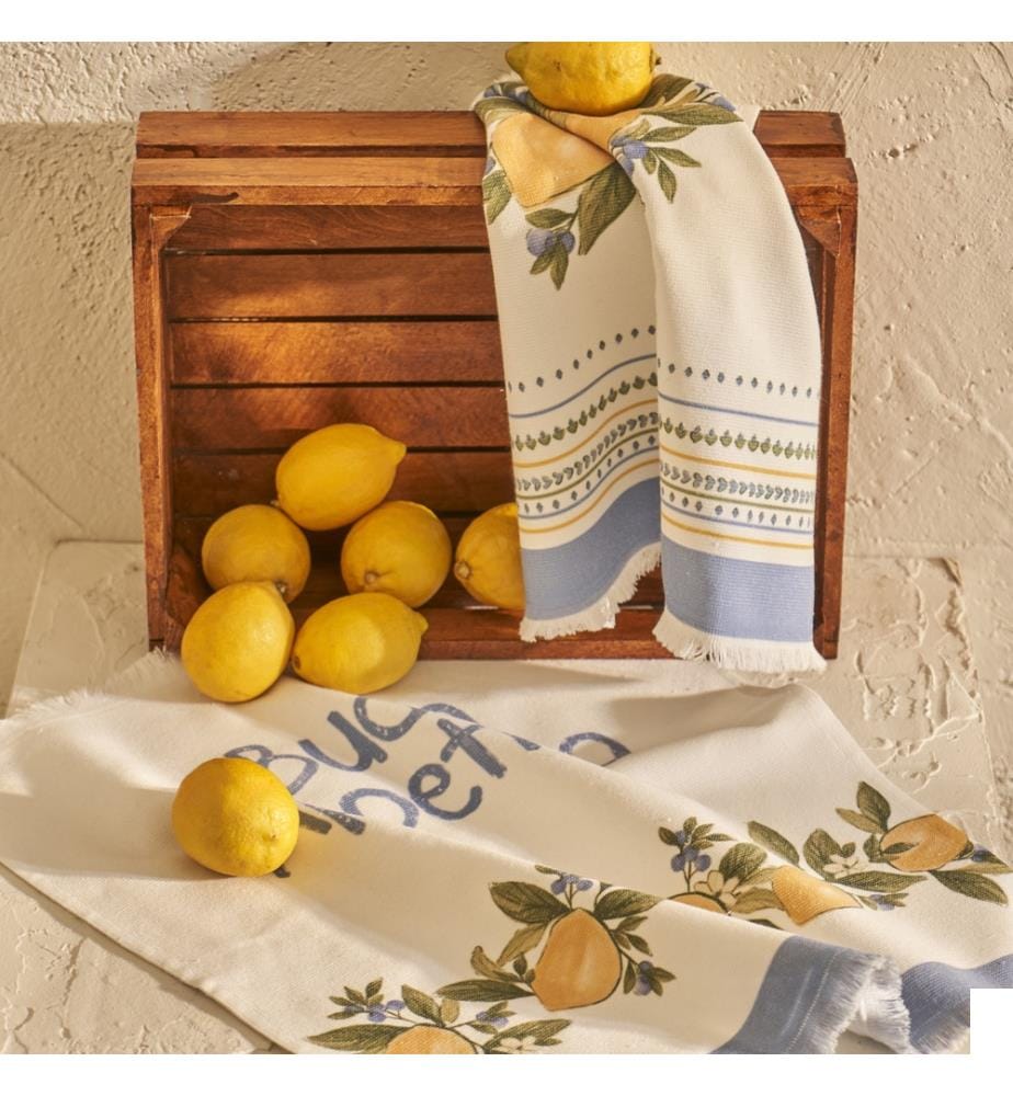 Set de serviettes de séchage Lemoncello 2 pièces 40x50 cm - Jaune