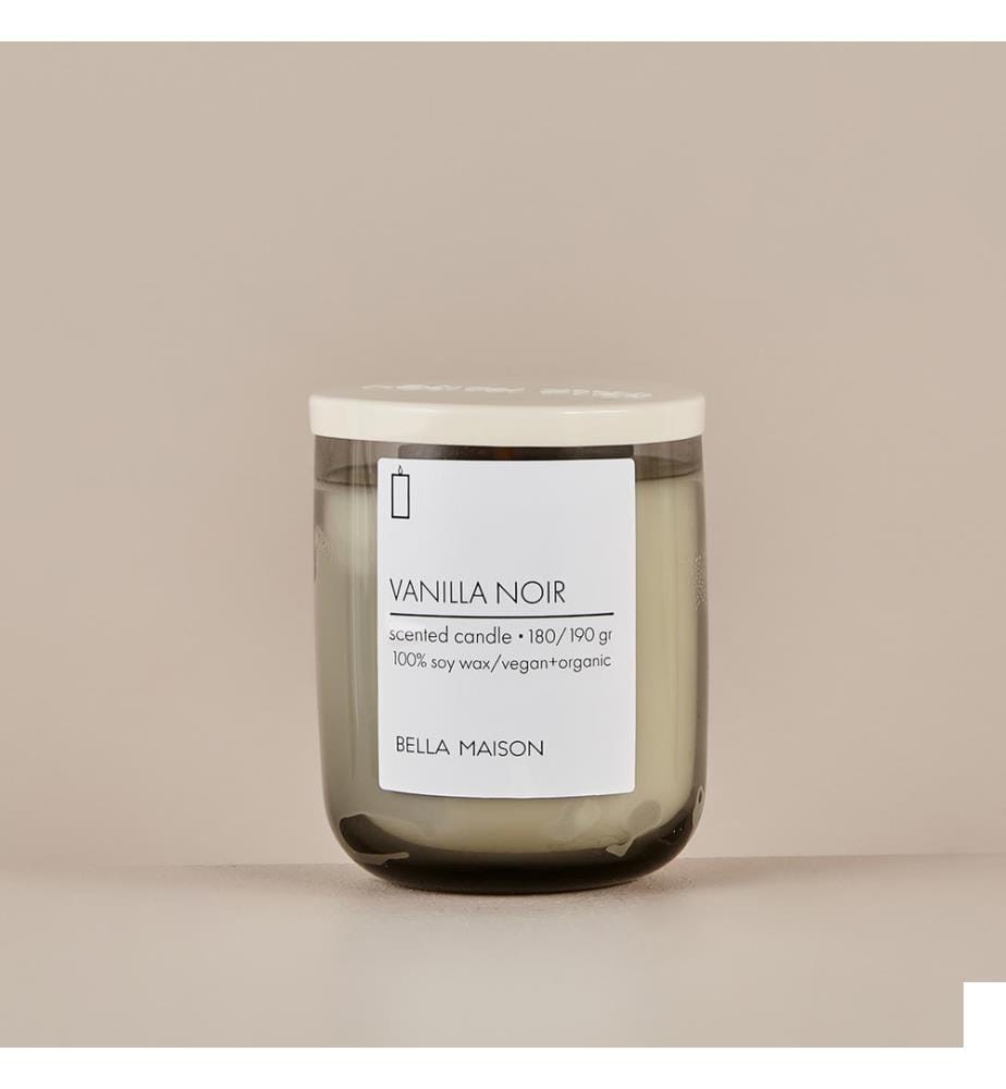 Bougie en cire de soja Vanille Noire