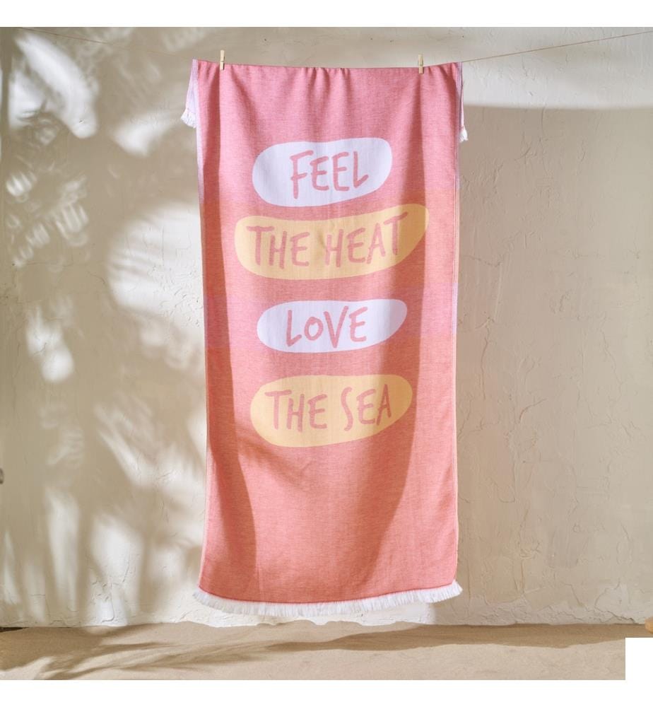 Peshtamal Love The Sea 90x160 cm - Terracotta