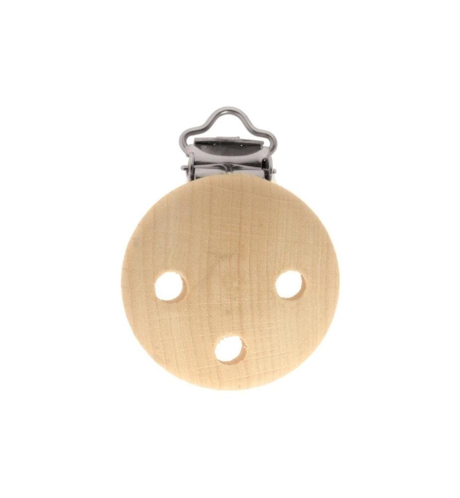 GLOREX - Collier de dentition GLOREX - Bois, 35 mm, 1 pce, naturel