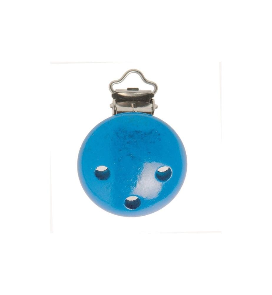 GLOREX - Collier de dentition GLOREX - Bois, 35 mm, 1 pce, bleu