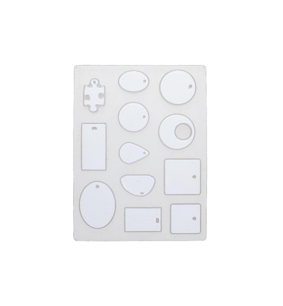 GLOREX - Forma en silicone 15.5 x 11.5 cm, 12 pièces, pendentif
