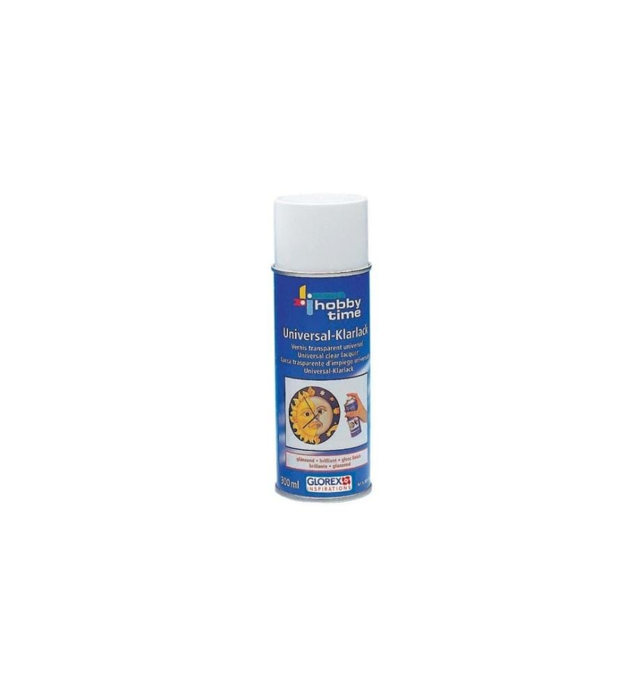 GLOREX - Vernice opaca a spruzzo 300 ml, Transparent, Brillant