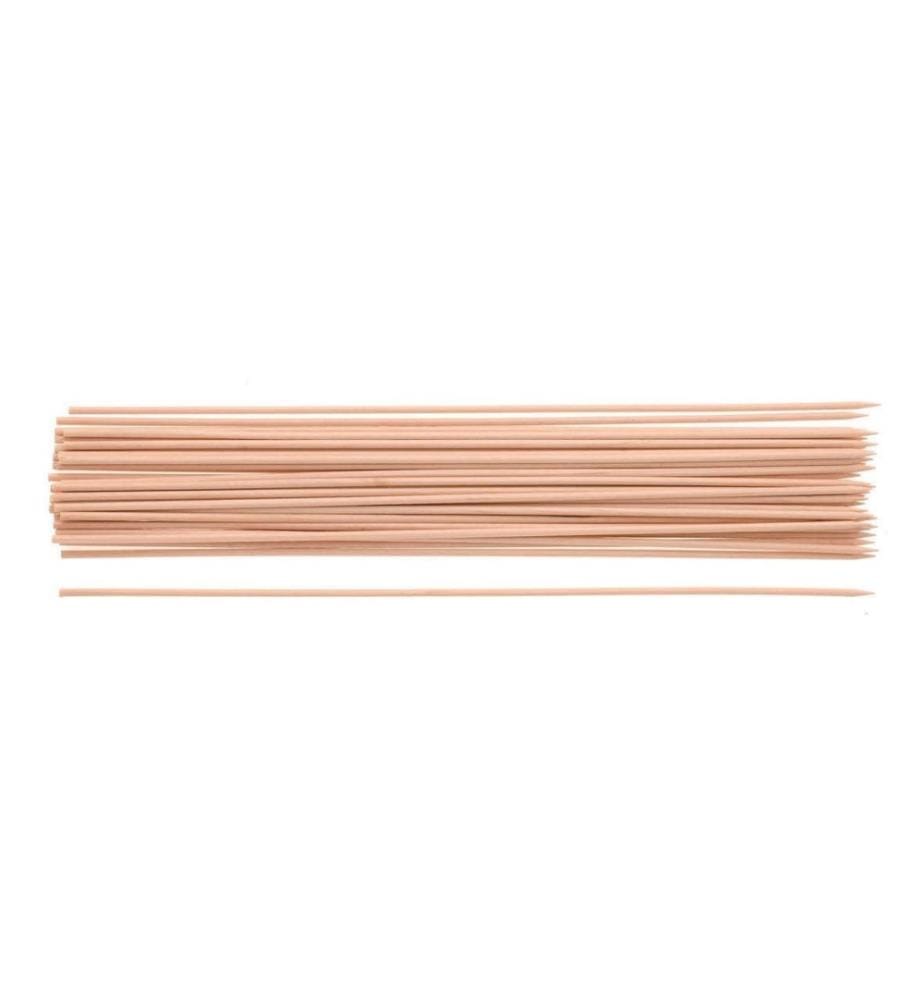 GLOREX - Article en bois Ø 2.5 mm Holzspiesse, 50 Stück