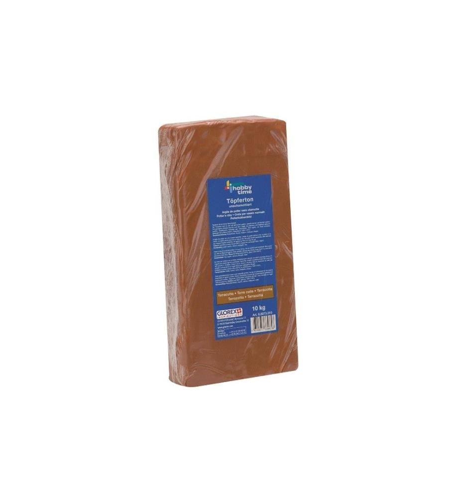 GLOREX - Argile de potier 5 kg terre cuite