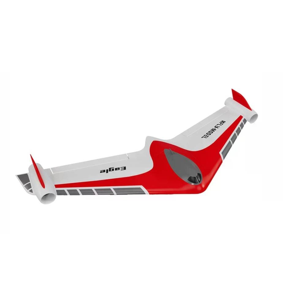 AMEWI - Aile volante XFly Eagle Twin 40 mm EDF, 1019 mm Rouge, PNP