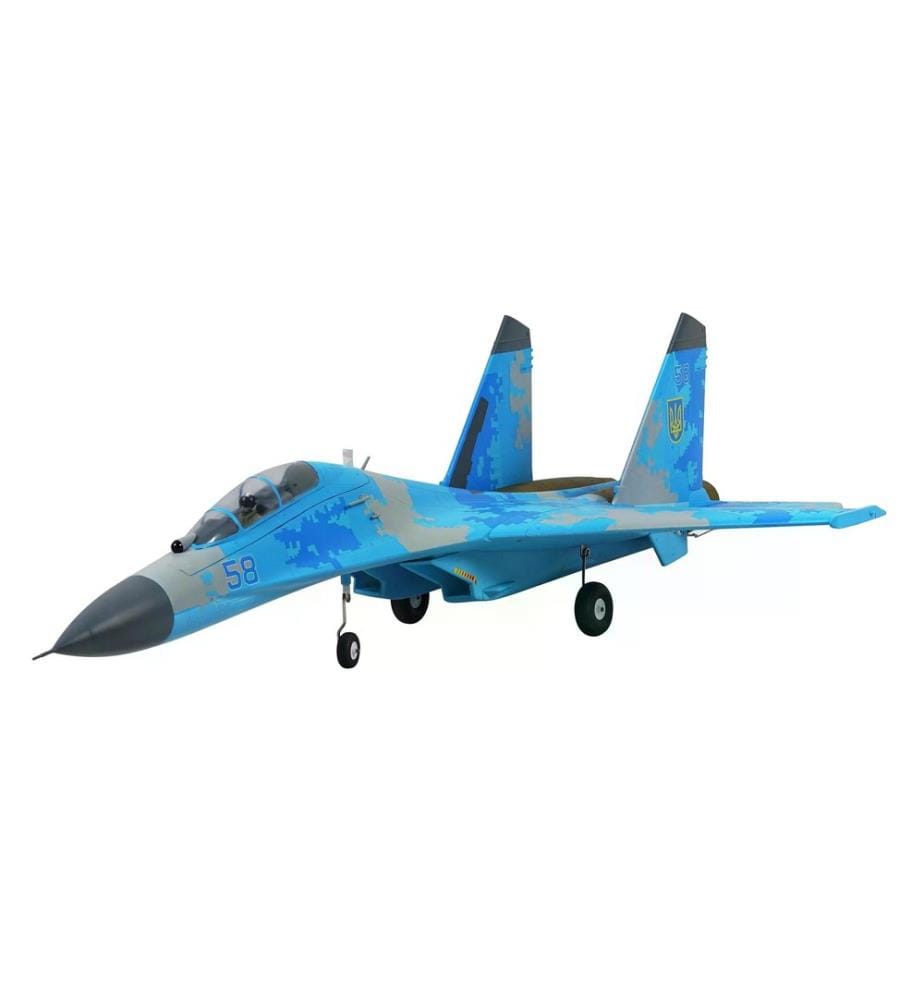 AMEWI - Jet de turbine XFly SU-27 50 mm Twin EDF Bleu, PNP