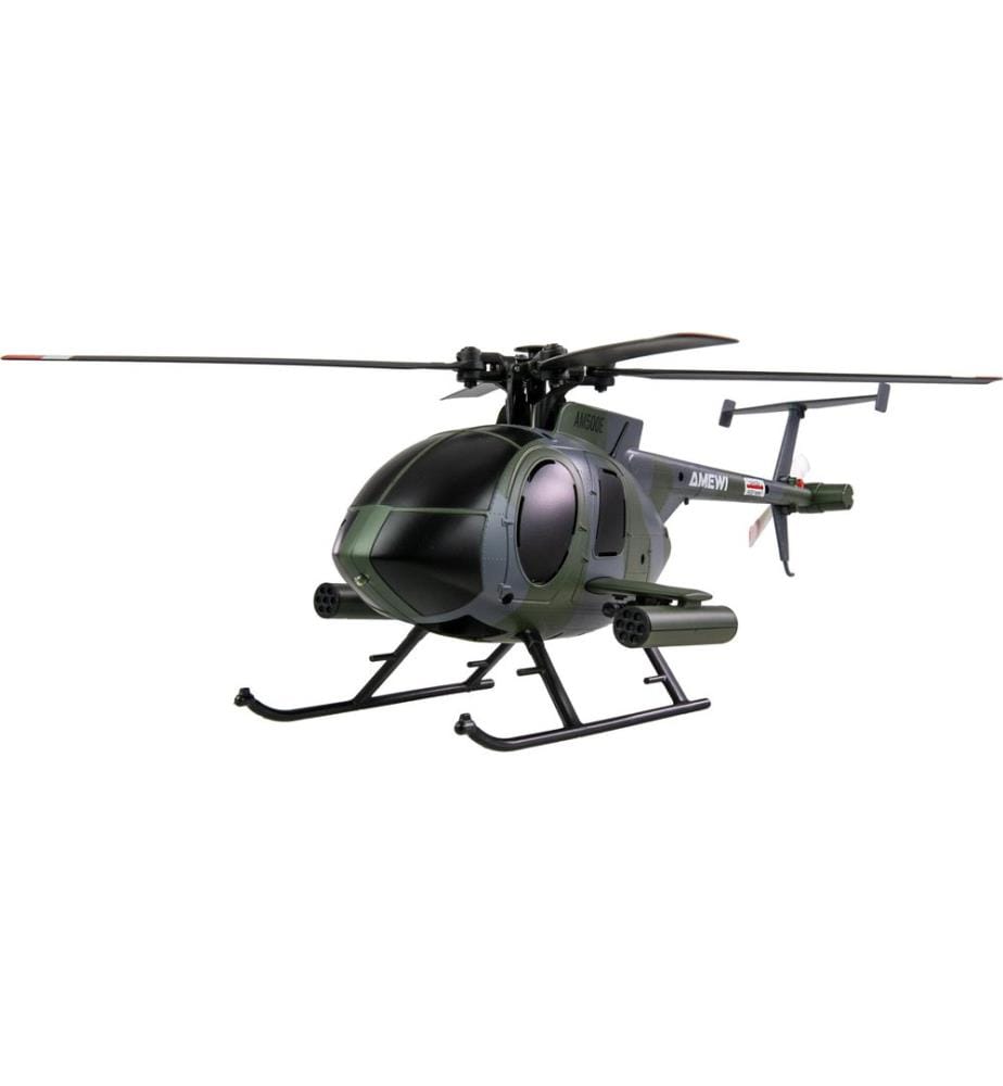 AMEWI - Hélicoptère Hughes MD500 militaire 4 canaux 6G RTF