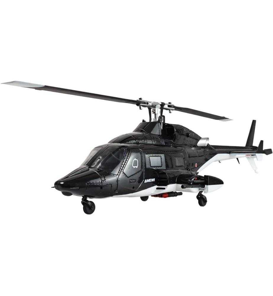 AMEWI - Hélicoptère Bell 222 Airwolf Pro GPS 8 canaux 3D/6G RTF