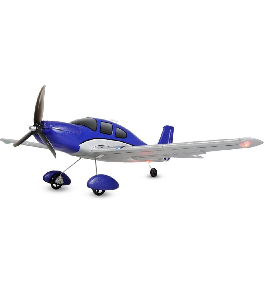 AMEWI - Avion à moteur Cirrus SR22 520 mm, RTF, bleu