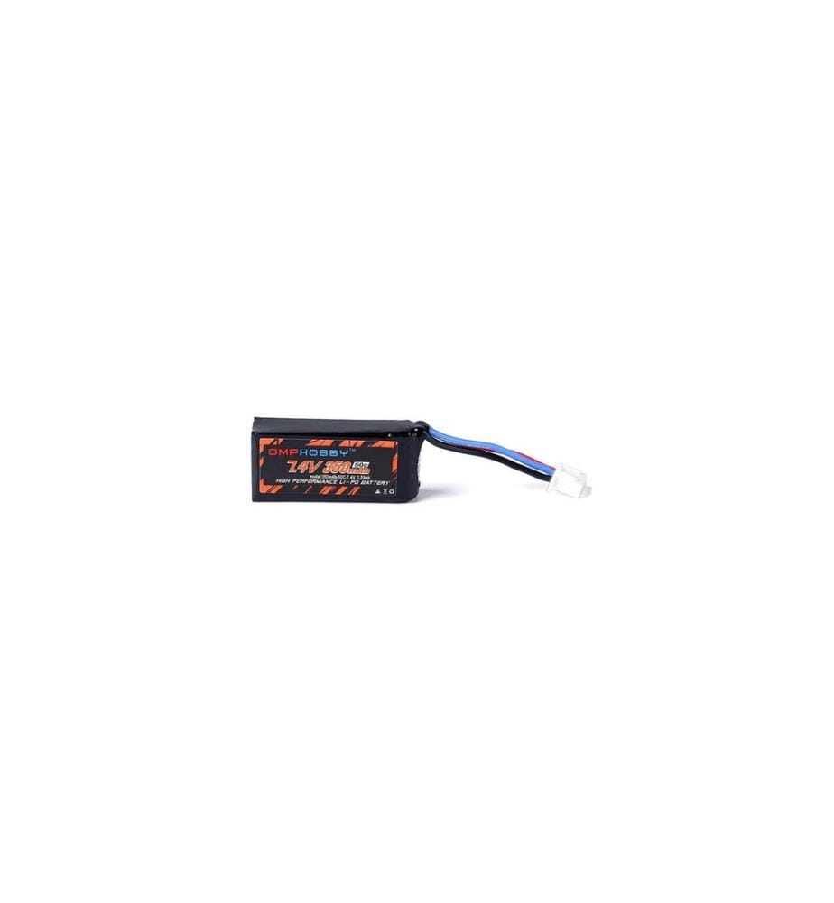 OMPHOBBY - Batterie RC LiPo 350 mAh 7.4 V 50C OMP M1 Evo