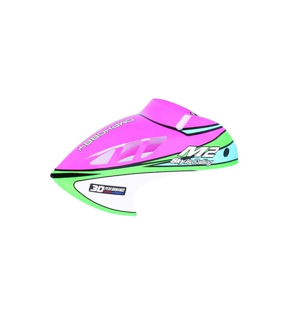 OMPHOBBY - Capot de cabine Plasma Canopy M2-V3Pro - Rose