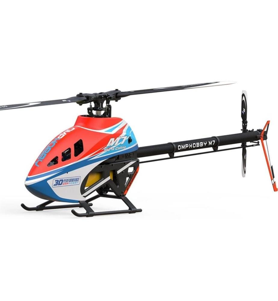 OMPHOBBY - Hélicoptère M7 Sunset Orange Kit et moteur