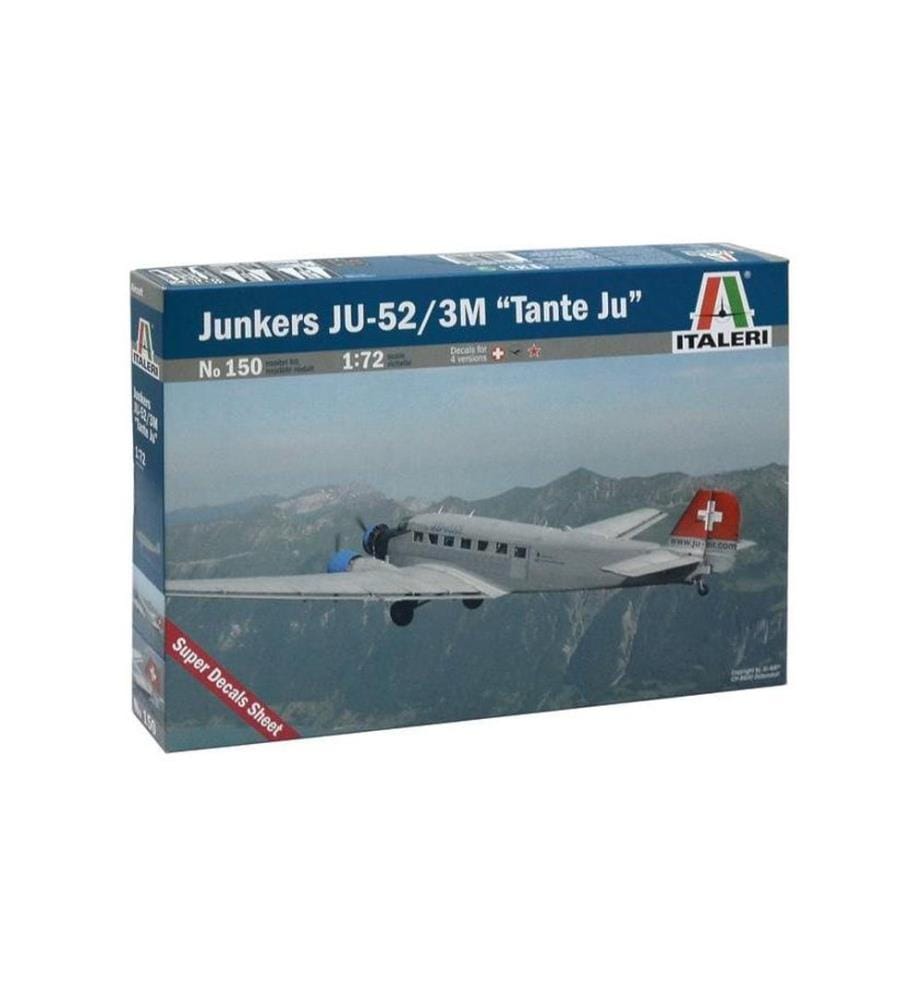 Italeri - Kits de montage Junkers Ju-52/3m «Tante Ju» 1:72