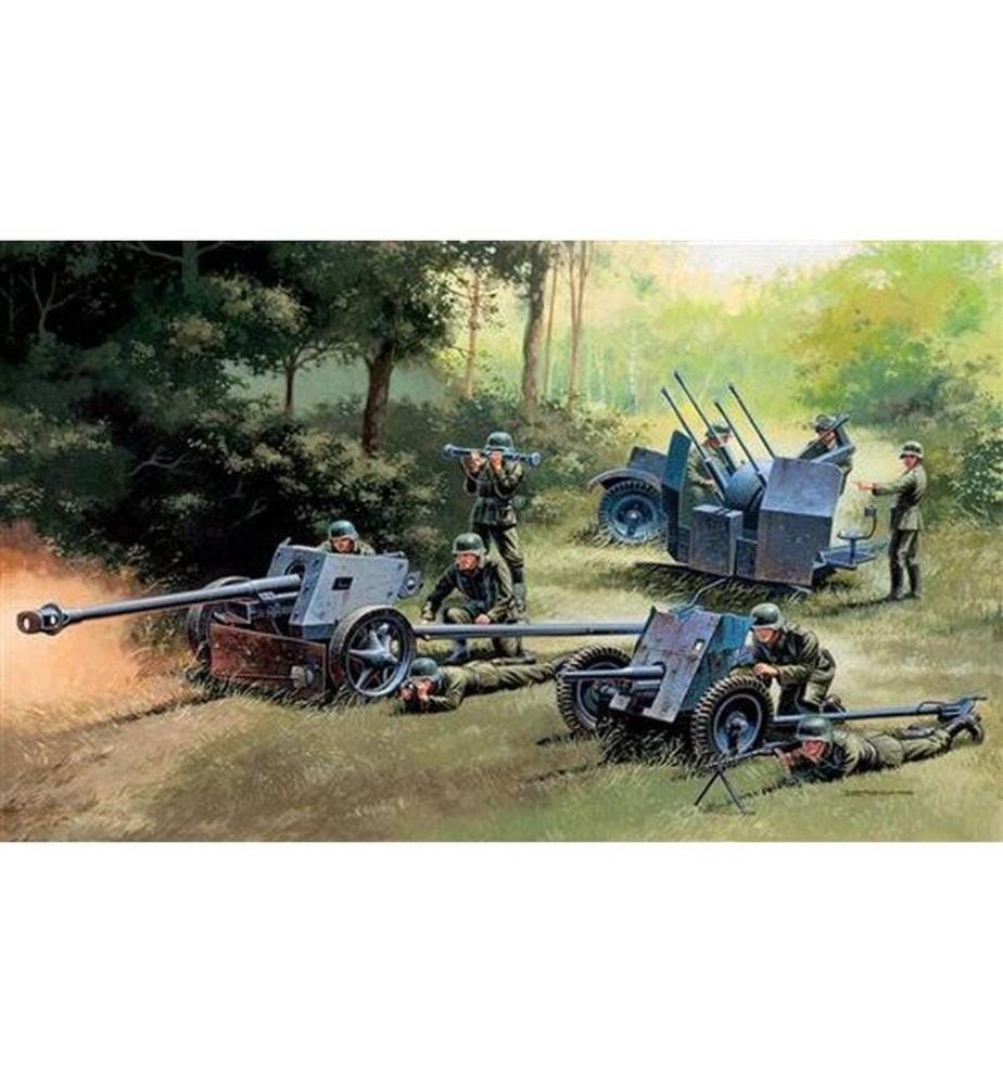 Italeri - Kits de montage Guns PAK 35/40 FLAK 38
