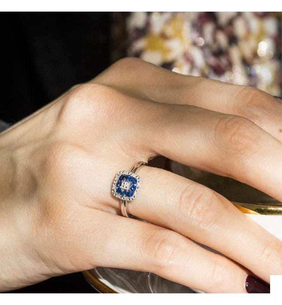 Bague Volga - Or Blanc 375/1000