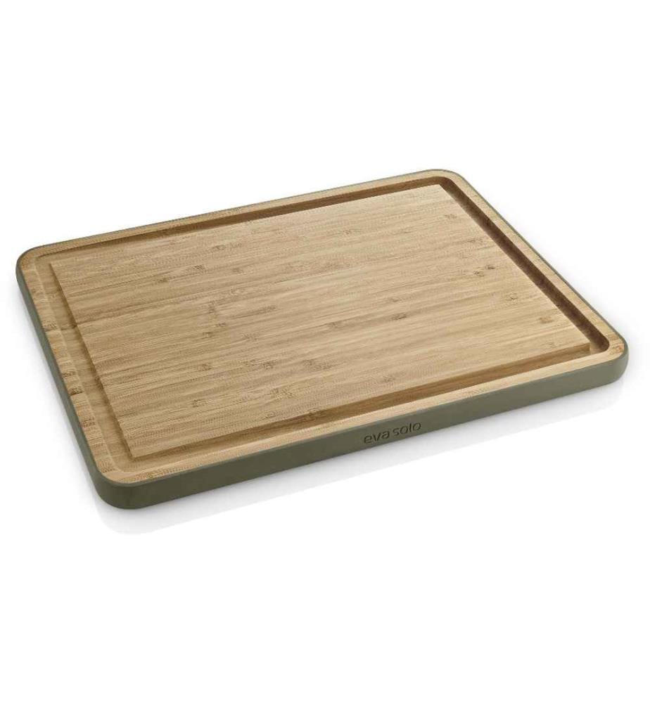 EVA SOLO - Planche à découper Green Tools avec rainure, 36.9 cm x 27.8 cm