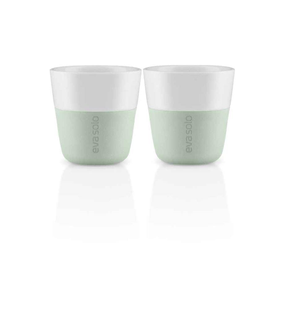 EVA SOLO - Tasse à expresso 80 ml, 2 Pièce/s, Vert/Blanc