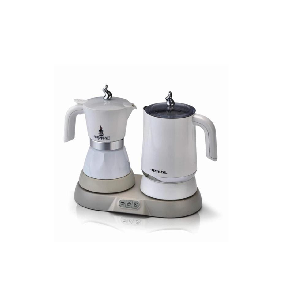 ARIETE - Station petit déjeuner ARI 1344 4 tasses, Blanc