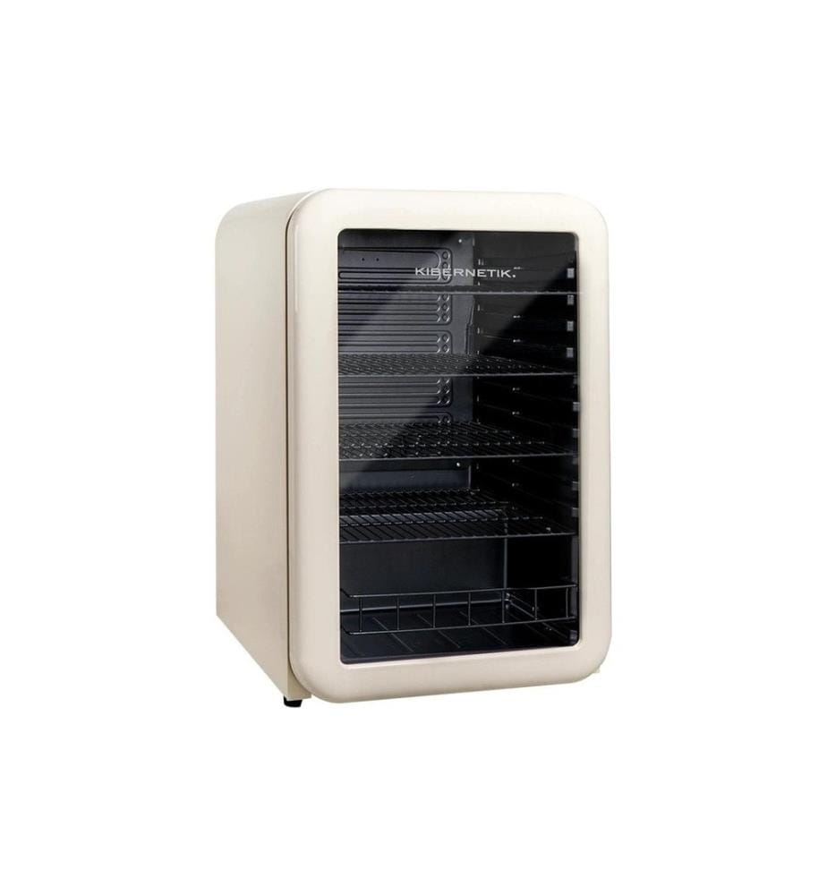 KIBERNETIK - Réfrigérateur commercial RKS130 Rétro Beige, Droite, Changeable