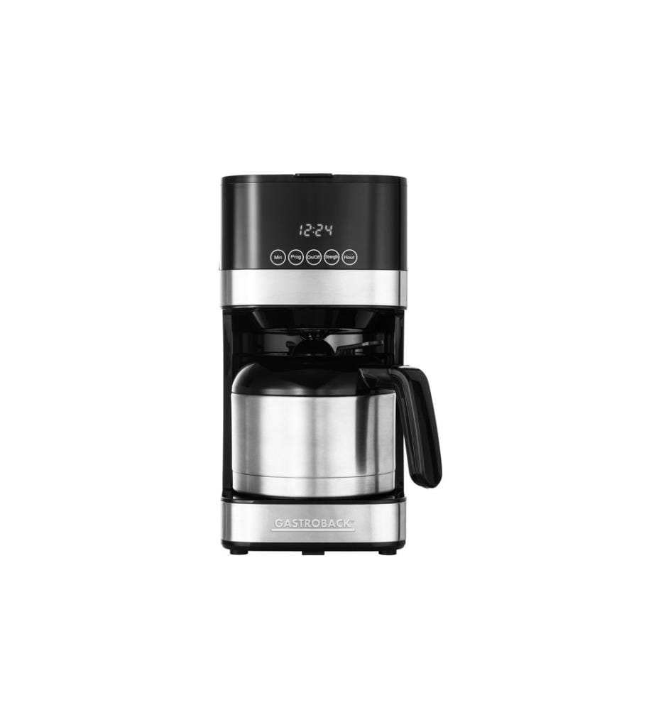 GASTROBACK - Cafetière filtre Essential S Noir/Argenté