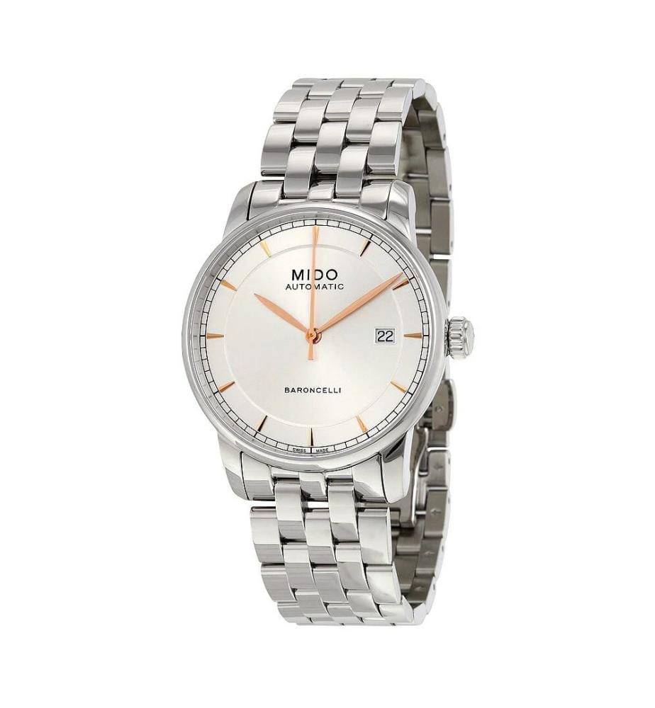 Montre automatique - Gris et blanc