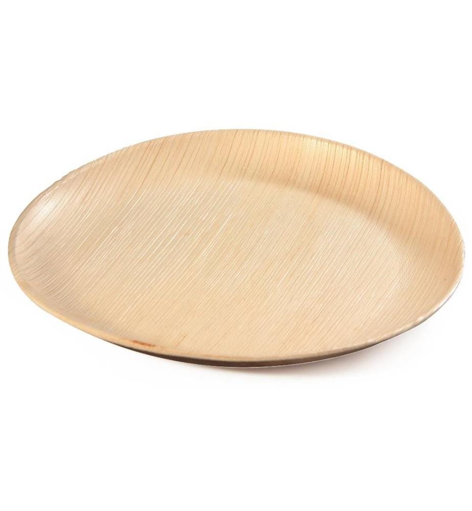 SIER - Assiettes jetables Palm 23 cm, 20 Pièce/s, Brun clair
