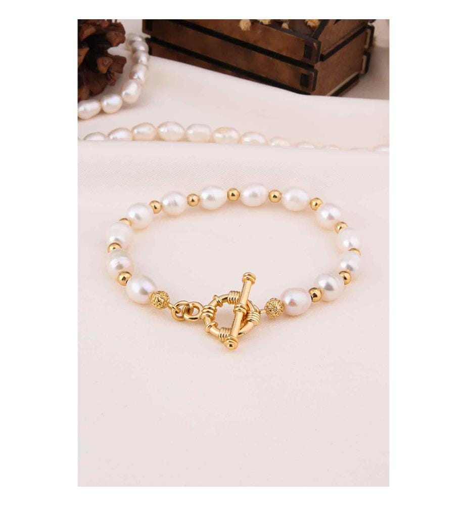 Bracelet en perles - Blanc