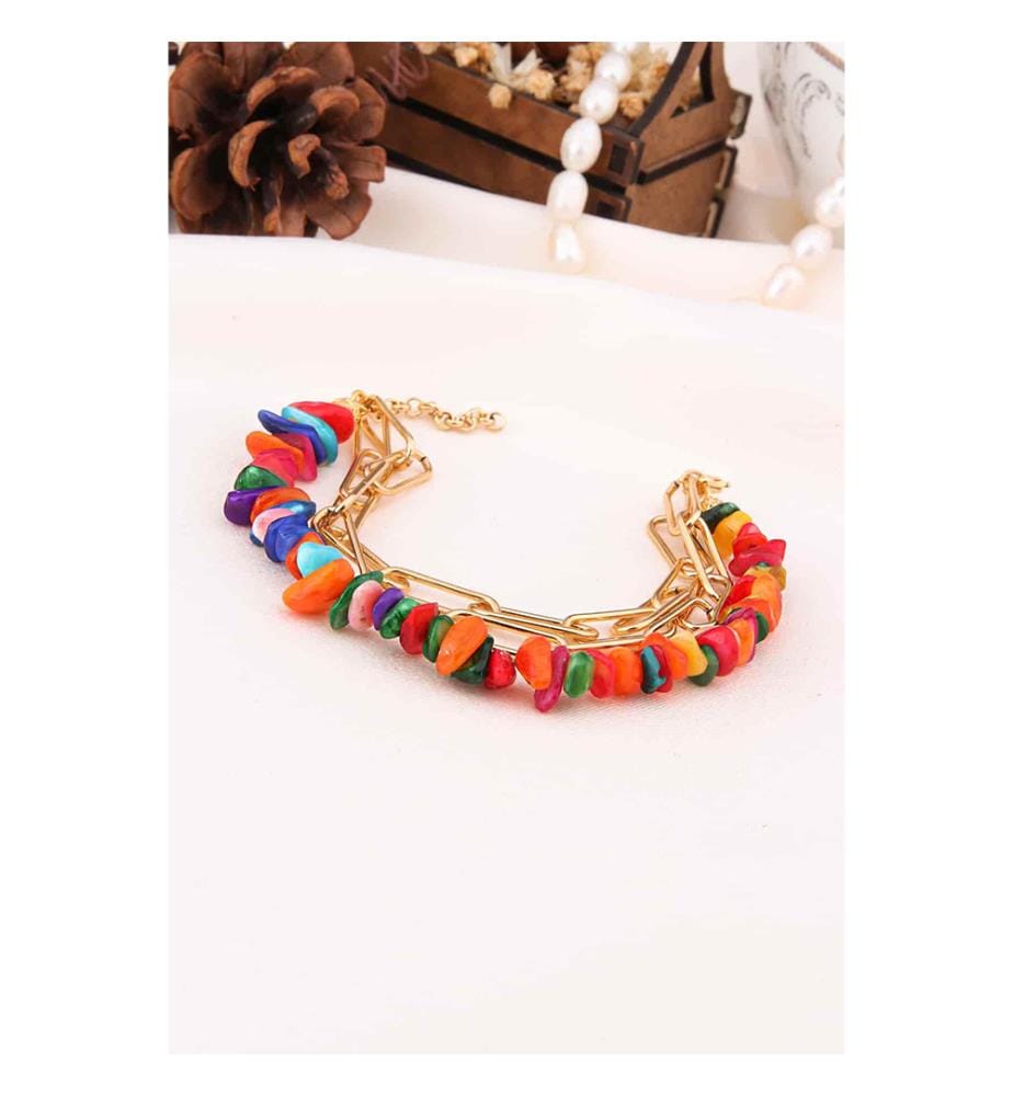 Bracelet en il de chat - Multicolore