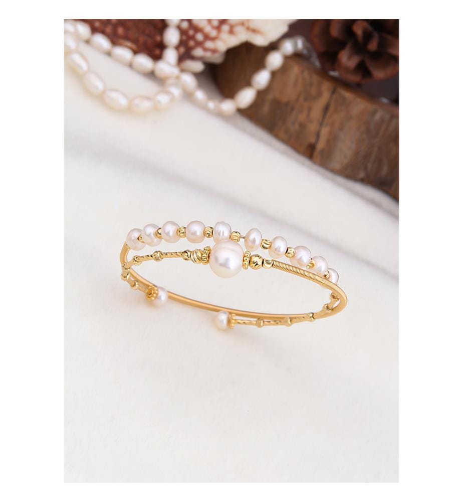 Bracelet en perles - Blanc