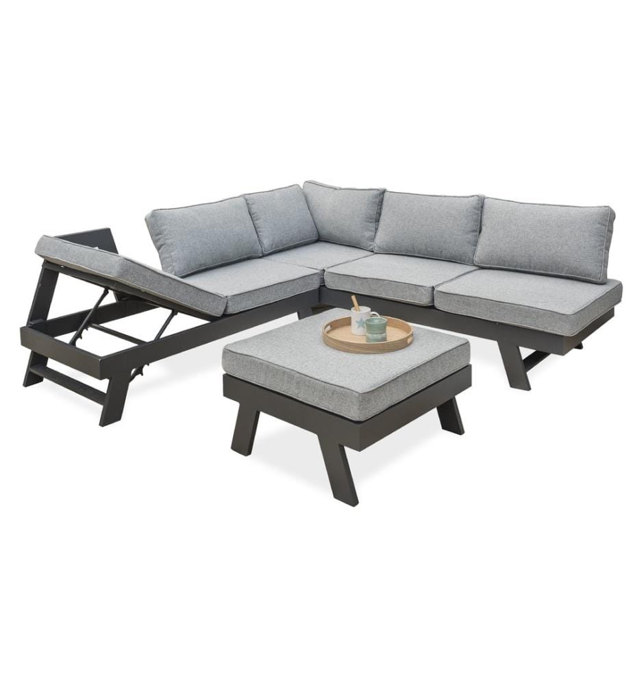Salon de Jardin d'Angle New York 5/6 Places