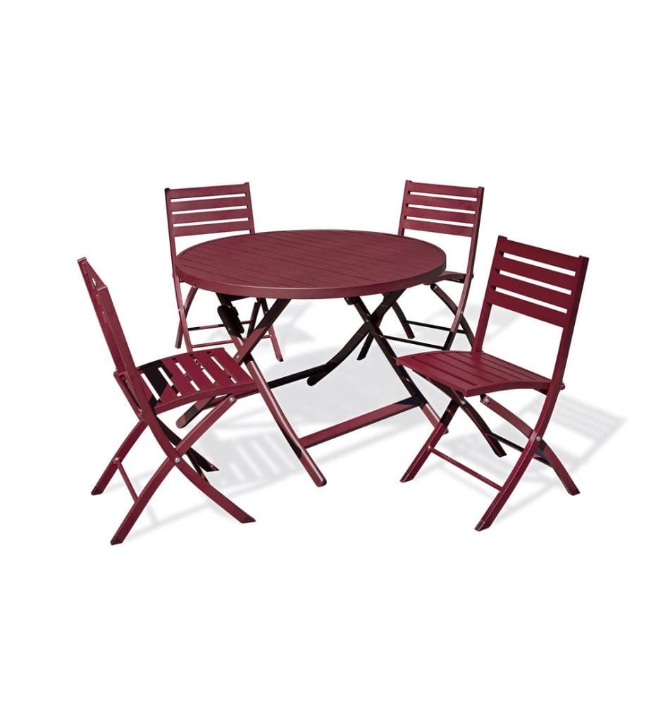 Ensemble Repas Marius Rond 4 Places