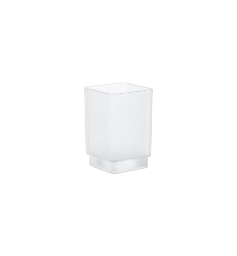 GROHE - Gobelet pour le brossage de dents Selection Cube Blanc mat