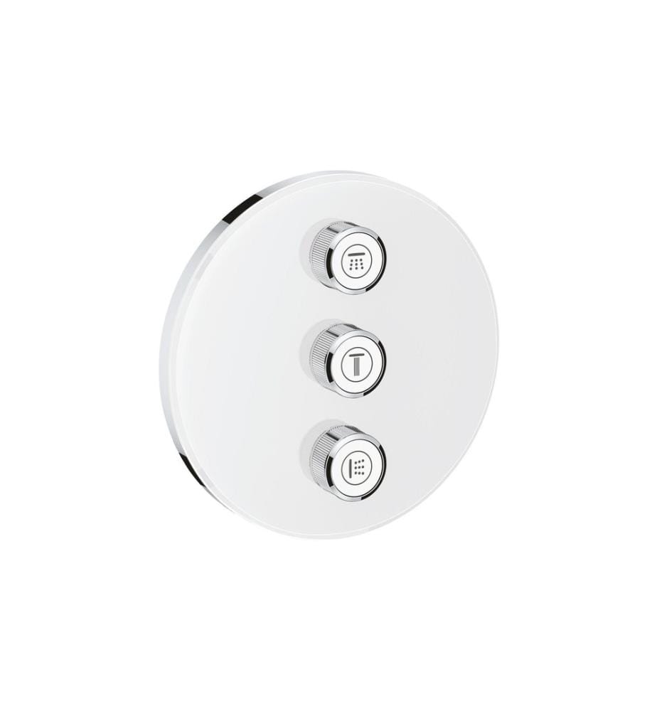 Robinet de douche GROHE Grohtherm SmartControl 43 mm, Blanc
