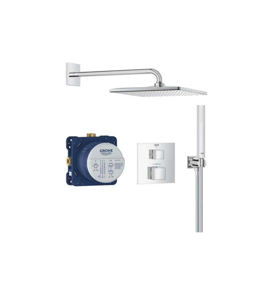 GROHE Cube de précision encastré, avec robinetterie thermostatique, chrome