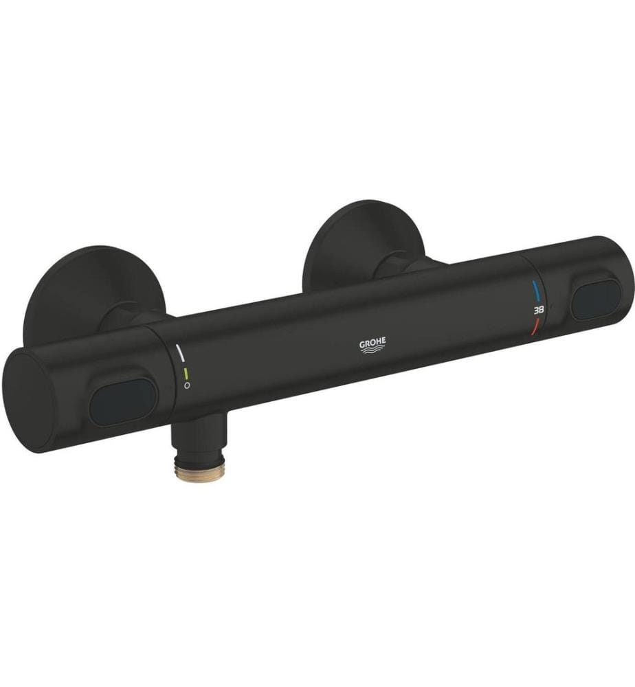 GROHE Flux de précision Thermostat mural noir mat