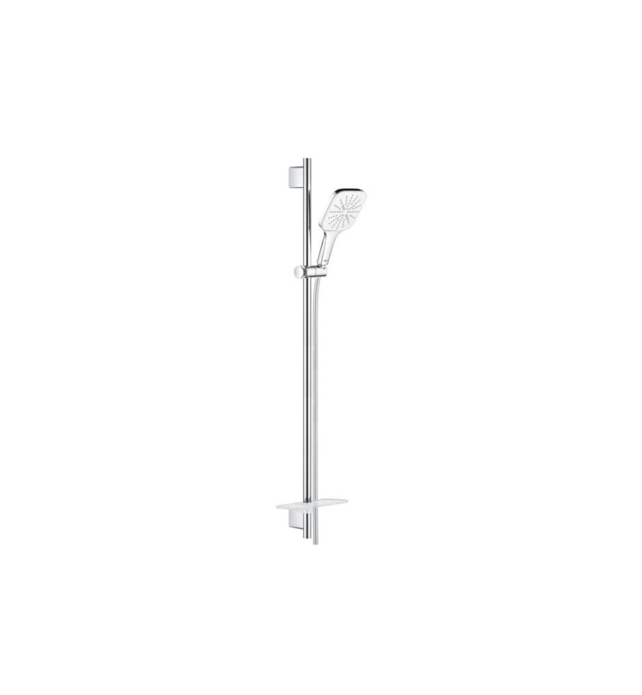 GROHE Ensemble de douche Smartactive 130 Cube EcoJoy Blanc lunaire