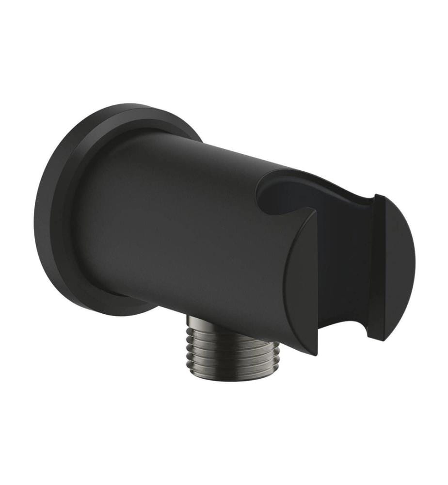 GROHE Coude de raccordement mural Rainshower avec support de douche Phantom Black