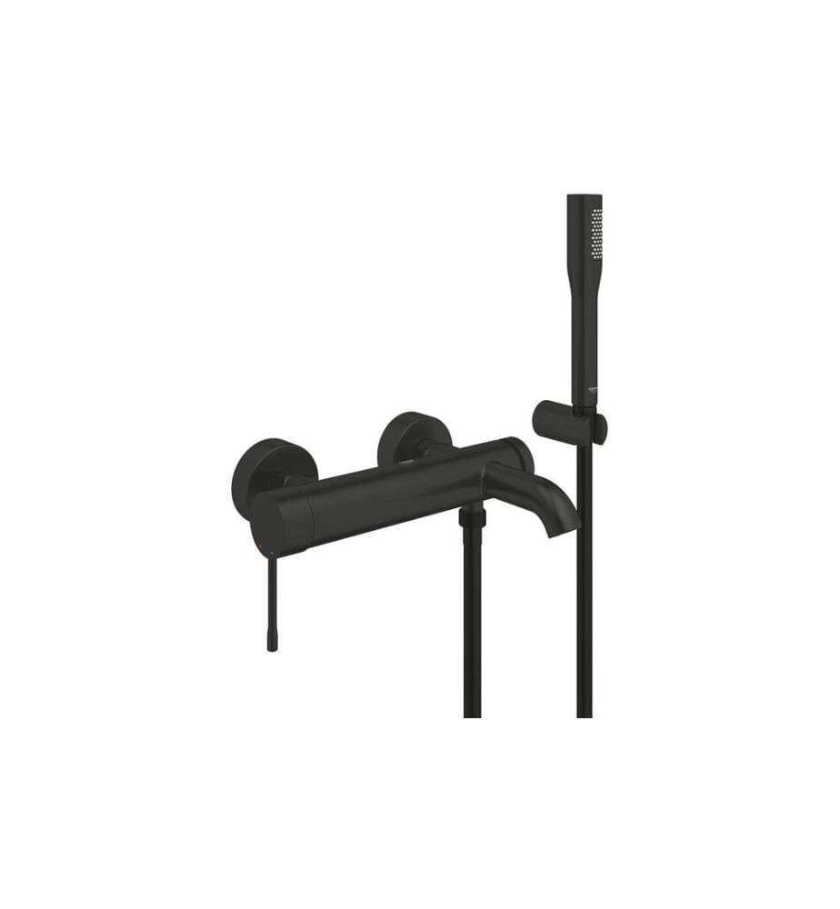 GROHE Essence New 336282431 noir mat montage mural
