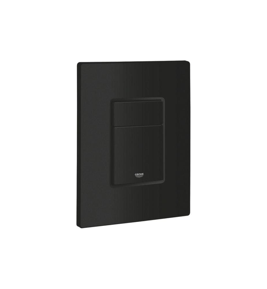 GROHE Plaque de déclenchement Even Plastique noir mat